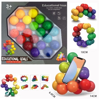 Тактильные шарики головоломка для детей 17x16x3см