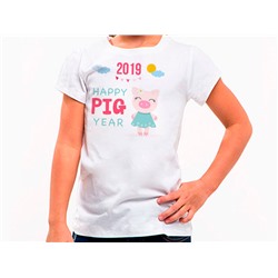 Футболка детская "Pig year 2019"