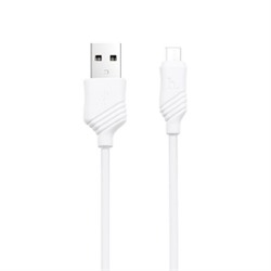Кабель USB - micro USB Hoco X6 Khaki (100см) (белый) 69176