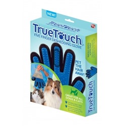 Перчатка для вычесывания шерсти True Touch
