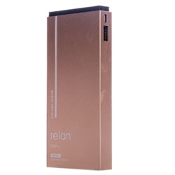 Внешний аккумулятор Remax RPP-65 Relan 10000 mAh (золотой) 71921