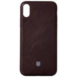 Чехол-накладка Activ T Leather для "Apple iPhone X" (коричневый) 74850