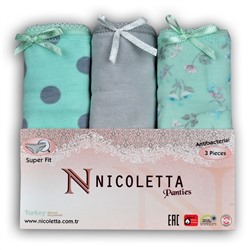 Трусы женские Nicoletta 11211, 3шт в уп.