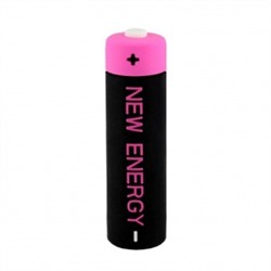 Внешний аккумулятор New Energy Battery (черный/розовый) 59352