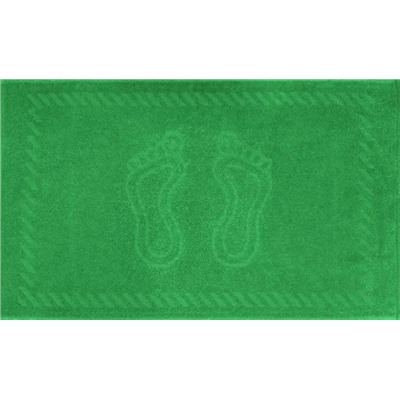 Махровое полотенце "Ножки"-ЗЕЛЕНЫЙ 35*60 см. хлопок 100%