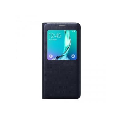 Чехол Samsung S View Cover для Galaxy S6 Edge+ (синий) открытие в бок 56112