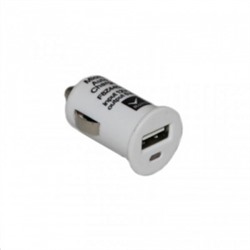 Автомобильный адаптер - АЗУ-USB для Apple iPhone 4 1000 mA (белый) 17077