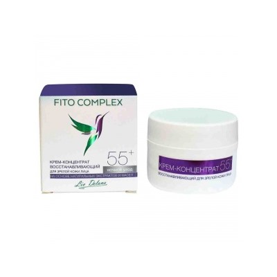 Fito Complex. Крем-концентрат ночной восстанавливающий для зрелой кожи лица 55+, 45г