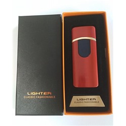 202 USB зажигалка электронная электроимпульсная Lighter CLASSIC
