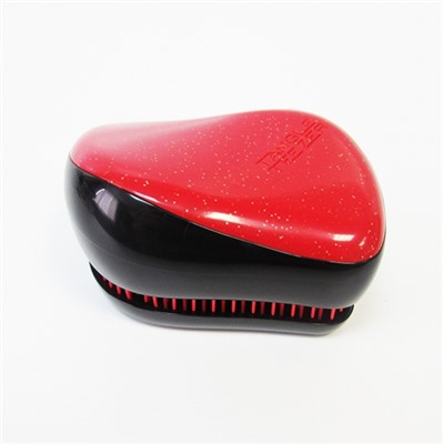 Расческа для волос Tangle Teezer (Танг Тизер) Compact Styler красная с блестками №13