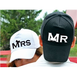 Парные бейсболки "Mrs and Mr"