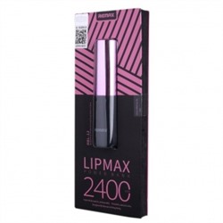 Внешний аккумулятор Remax RBL-12 Lipmax 2400 mAh (черный/розовый) 52188
