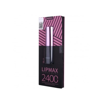 Внешний аккумулятор Remax RBL-12 Lipmax 2400 mAh (черный/розовый) 52188