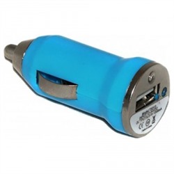 Автомобильный адаптер АЗУ-USB для Apple iPhone 3 1000 mA (фиолетовый) 17069