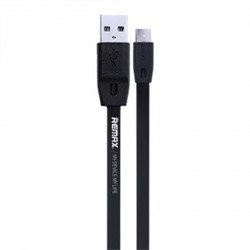 Кабель USB - micro USB Remax RC-001m Full Speed для HTC/Samsung (200 см) (черный) 71805