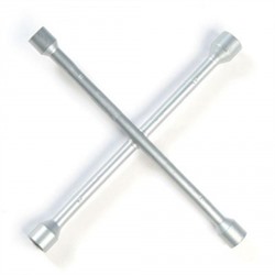 Ермак. Ключ баллонный крестовой, 17-19-21-23 мм, 14", сатин, SZ002 766-015