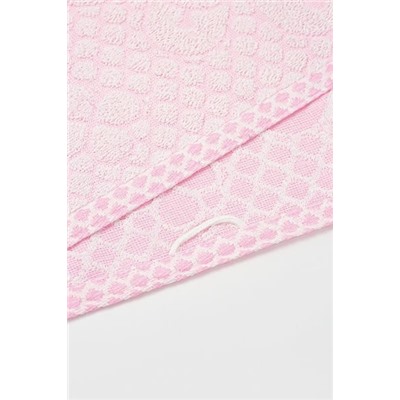 Махровое полотенце "Аленький цветочек"-розов. 70*130 см.