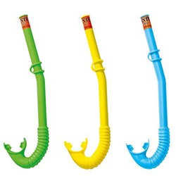 444 сув 109-106 INTEX Трубки для дыхания под водой, от 3 до 10 лет, 3 цвета, 55922