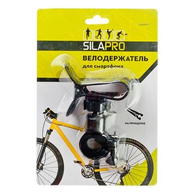 206 сув 195-039 SILAPRO Велодержатель для смартфона Прищепка, пластик, 13х9х6см