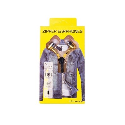 Проводные наушники Zipper (желтый) 74290