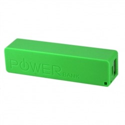 Внешний аккумулятор 2200 mAh (зеленый) (техническая упаковка) 57029