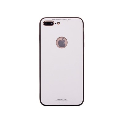 Чехол-накладка WK Design Back Glass для Apple iPhone 7 Plus (белый) 80563