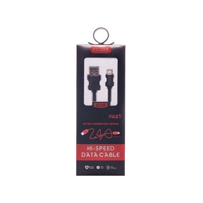 Кабель USB - Apple lightning Dalesh DLS-CA01 для Apple iPhone 5 (100 см) (черный) 81500