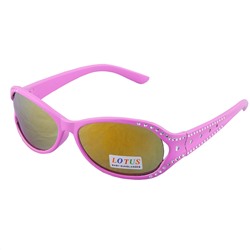 Детские солнцезащитные очки 5556 (зеркальный-розовый)