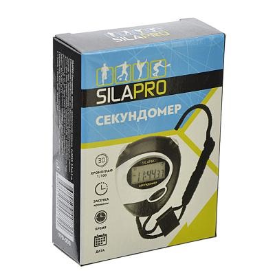 206 сув 190-008 SILAPRO Секундомер, пластик, синтетическое волокно, 1хAG13, 5,5х6,5см