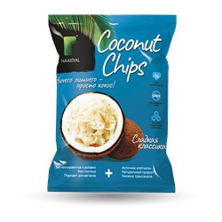 Кокосовые чипсы "Сладкая классика", 40 гр