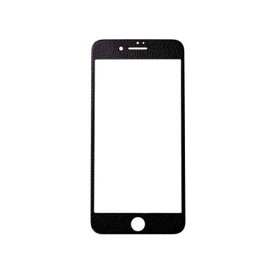 Защитное стекло цветное 4D Leather (Front+Back) для Apple iPhone 6 Plus (черный) 73997