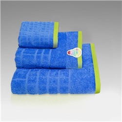 Махровое полотенце "Энерджи"- синий 50*90 см. хлопок 100%