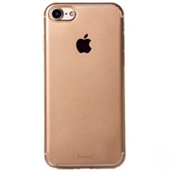 Чехол-накладка Remax Crystal series для Apple iPhone 7 (золотой) 68964