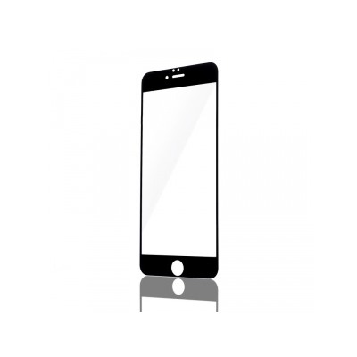 Защитное стекло цветное 3D для Apple iPhone 6 Plus (черный) (техническая упаковка) 69541
