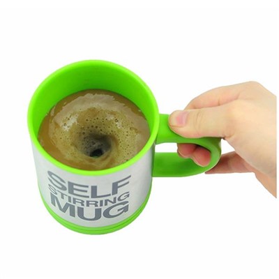Кружка-мешалка Self Stirring Mug цвет зеленый