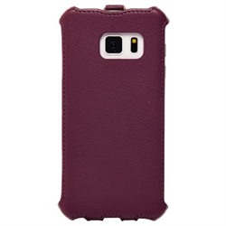 Чехол-книжка Activ Leather для "Samsung SM-G930 Galaxy S7" (фиолетовый) открытие вниз 57983