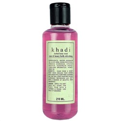 Гель для душа Khadi Natural 34731 (Rose, honey bath)