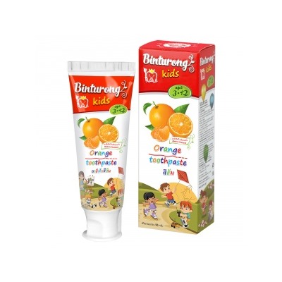 Binturong. Детская зубная паста "Orange" с ароматом апельсина, 50г 7117
