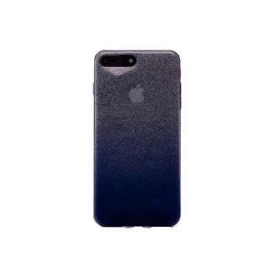Чехол-накладка Glamour для "Apple iPhone 7 Plus/8 Plus" (синий/серебро) 64547