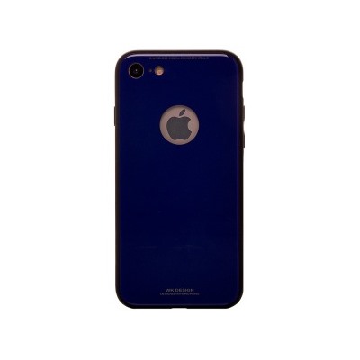Чехол-накладка WK Design Back Glass для Apple iPhone 7 (синий) 80553