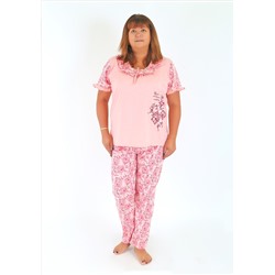 Пижама "Дамский каприз" брюки розовый