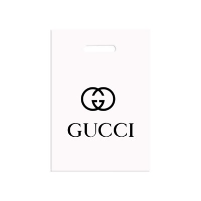 Пакет (10шт) Gucci полиэтиленовый