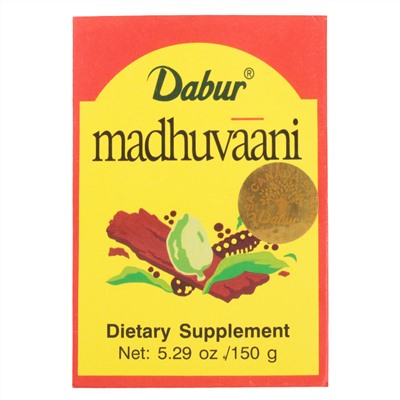 Средство от простуды Dabur, 150 гр. 34735.27 (Madhuvaani)