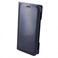 Чехол-книжка S View cover Wallet для Samsung Galaxy A7 (синий) SM-A700 открытие в бок 58032