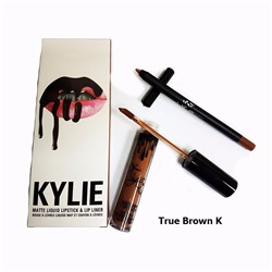 Блеск + подводка Kylie Matte Liquid True Brown K