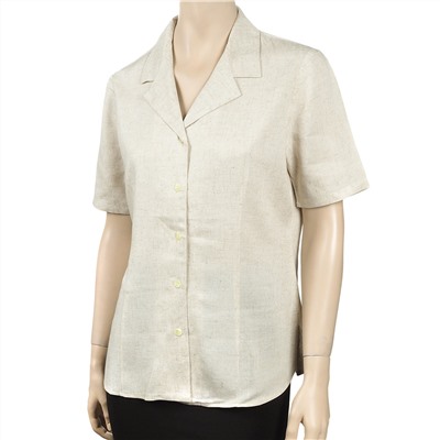 Рубашка женская, короткий рукав 9021.7 (бежевый)