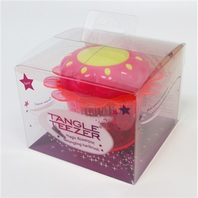 Расческа для волос Tangle Teezer (Танг Тизер) Magic Flowerpot оранжево-розовая №5