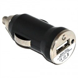 Автомобильный адаптер АЗУ-USB для Apple iPhone 3 1000 mA (черный) 17061