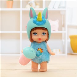 Кукла «Малышка Единорожка» в костюме, с аксессуарами, цвета МИКС
