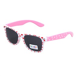 Детские солнцезащитные очки 1907.2 (бело-розовый)